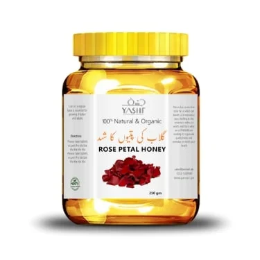 100% Pure Rose Petal Infused Honey